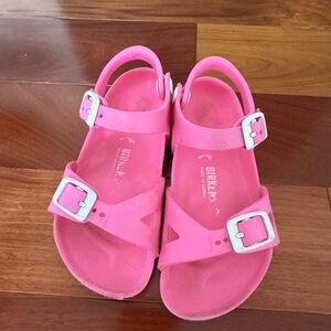 Birkenstock Kids Bright Pink Sandals